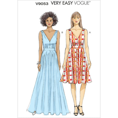 Vogue Pattern V9053 Misses Dress 9053 Image 1 From Patternsandplains.com