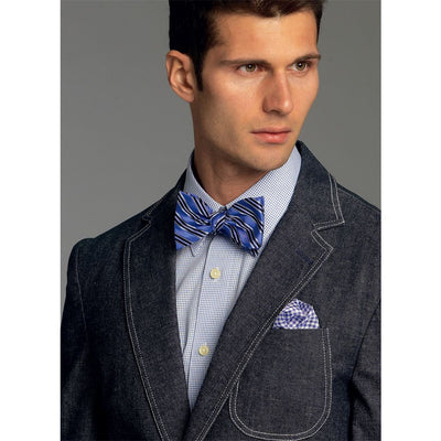Vogue Pattern V9073 Mens Vest Cummerbund Pocket Square and Ties 9073 Image 10 From Patternsandplains.com.jpg