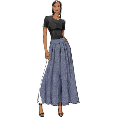 Vogue Pattern V9090 Misses Skirt 9090 Image 4 From Patternsandplains.com.jpg