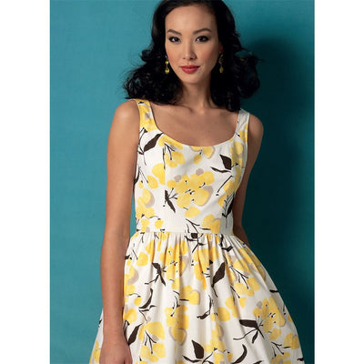 Vogue Pattern V9100 Misses Dress 9100 Image 8 From Patternsandplains.com.jpg
