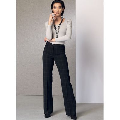 Vogue Pattern V9181 Misses Custom Fit Bootcut Pants 9181 Image 2 From Patternsandplains.com.jpg