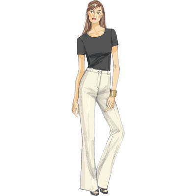 Vogue Pattern V9181 Misses Custom Fit Bootcut Pants 9181 Image 3 From Patternsandplains.com.jpg