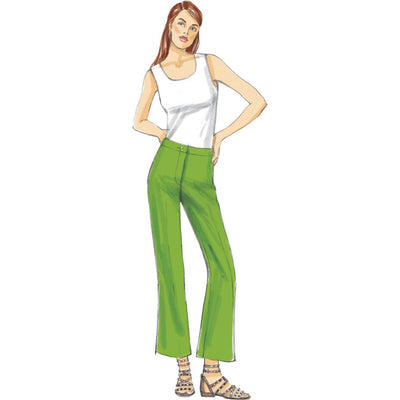 Vogue Pattern V9181 Misses Custom Fit Bootcut Pants 9181 Image 4 From Patternsandplains.com.jpg