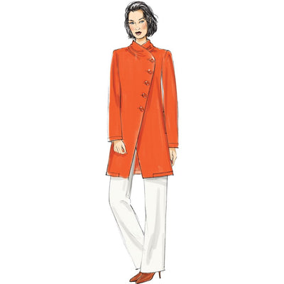 Vogue Pattern V9274 Misses Asymmetrical Lined Jacket and Pull On Pants 9274 Image 3 From Patternsandplains.com.jpg