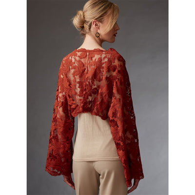 Vogue Pattern V9276 Misses Reversible Shrugs and Capelet 9276 Image 14 From Patternsandplains.com.jpg