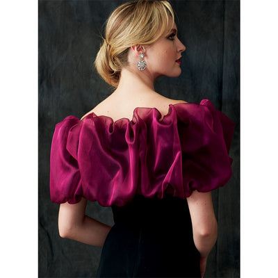 Vogue Pattern V9291 Misses Wraps Shrug and Scarf 9291 Image 8 From Patternsandplains.com.jpg