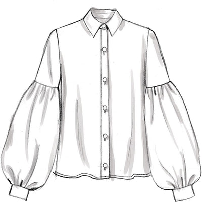 Vogue Pattern V9299 Misses Top and Belt 9299 Image 6 From Patternsandplains.com.jpg