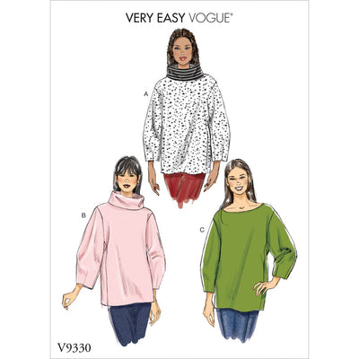 Vogue Pattern V9330 Misses Top 9330 Image 1 From Patternsandplains.com