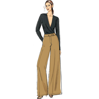 Vogue Pattern V9361 Misses Misses Petite Pants 9361 Image 3 From Patternsandplains.com