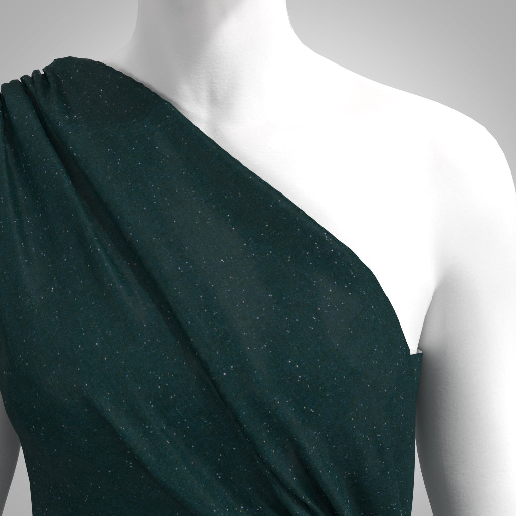 Sparks - Yew Green Scuba Crepe Stretch Fabric