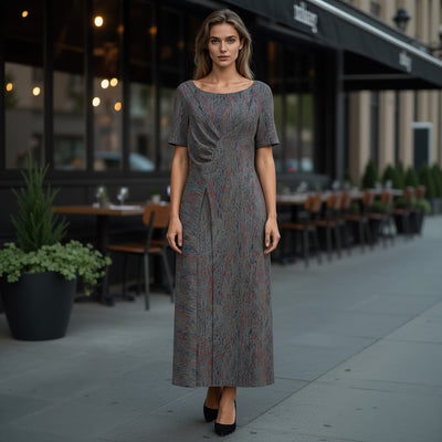 Trevi - Reds and Greys Almost Animal Ponte de Roma Fabric