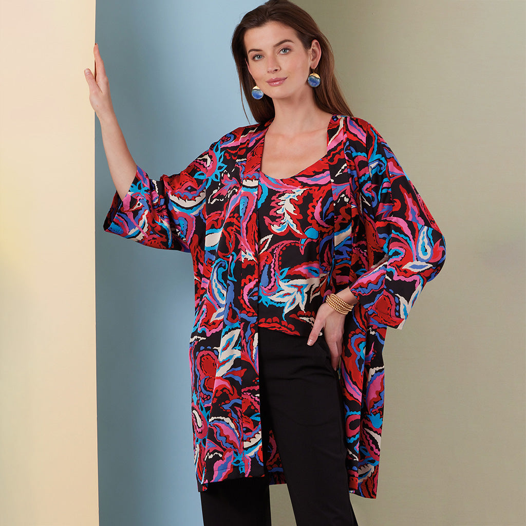 Nara - Reds and Blues New Paisley Polyester Bubble Crepe Fabric Sample