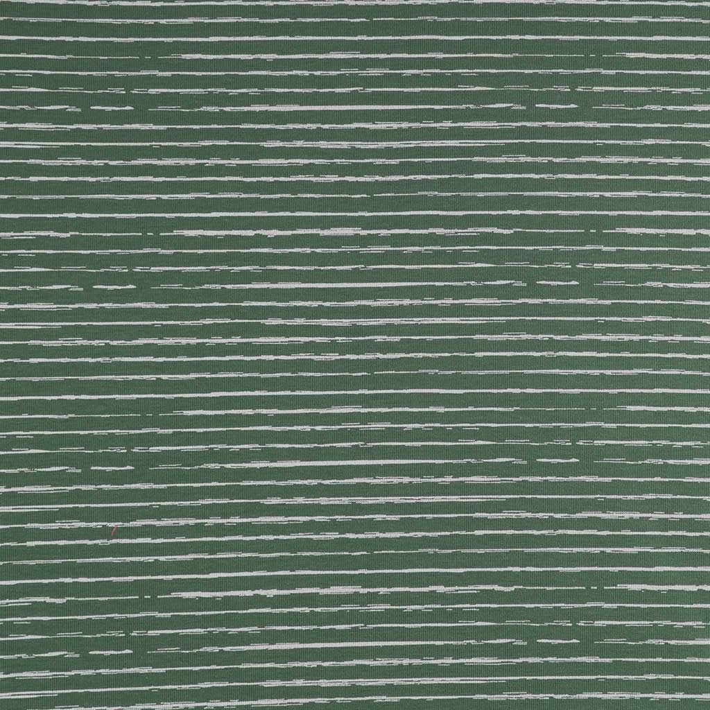 Arizona - Pistachio Green Sketch Stripe, Single Jersey Cotton Elastane Print Fabric Main Image from Patternsandplains.com