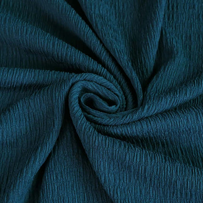 Aspen - Crystal Teal Stretch Rib Fabric - 0.70m Remnant