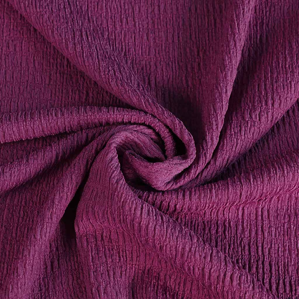 Aspen - Raspberry Bark Stretch Rib Fabric - 2.15m Remnant