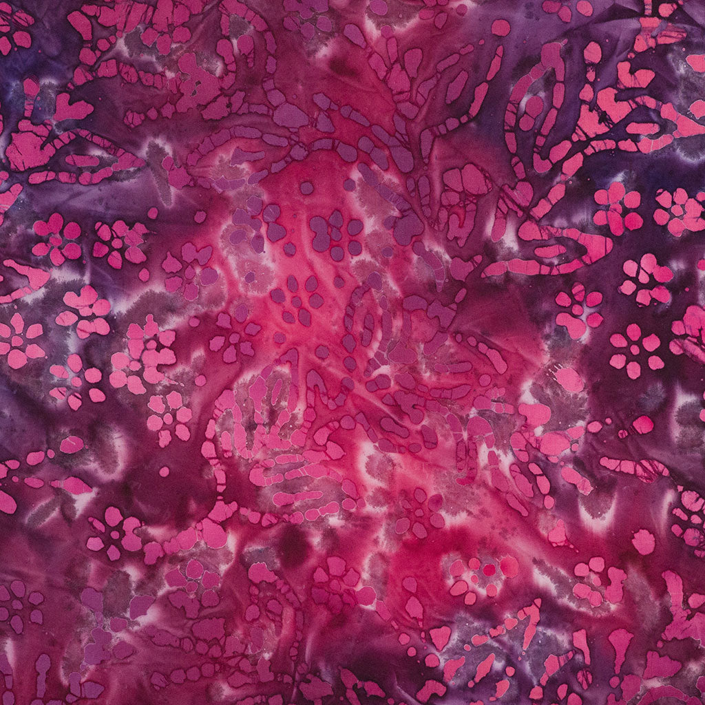 Bali - Pink Tropica Batik Printed Woven Fabric