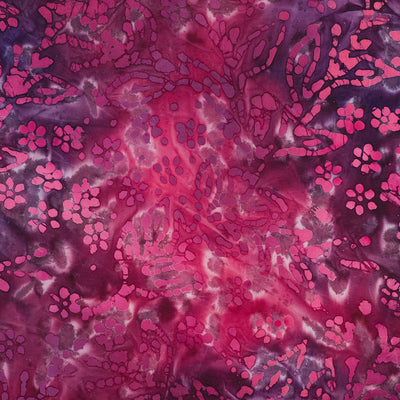 Bali - Pink Tropica Batik Printed Woven Fabric