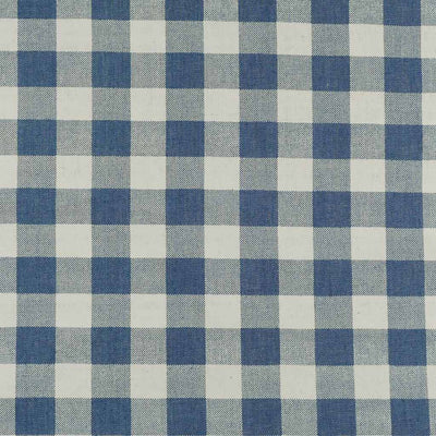 Brooks - Mid Jeans Denim Check Brushed Twill Fabric - 1.90m Remnant