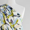 Carmel - Chartreuse Green Lively Viscose Twill Woven Fabric