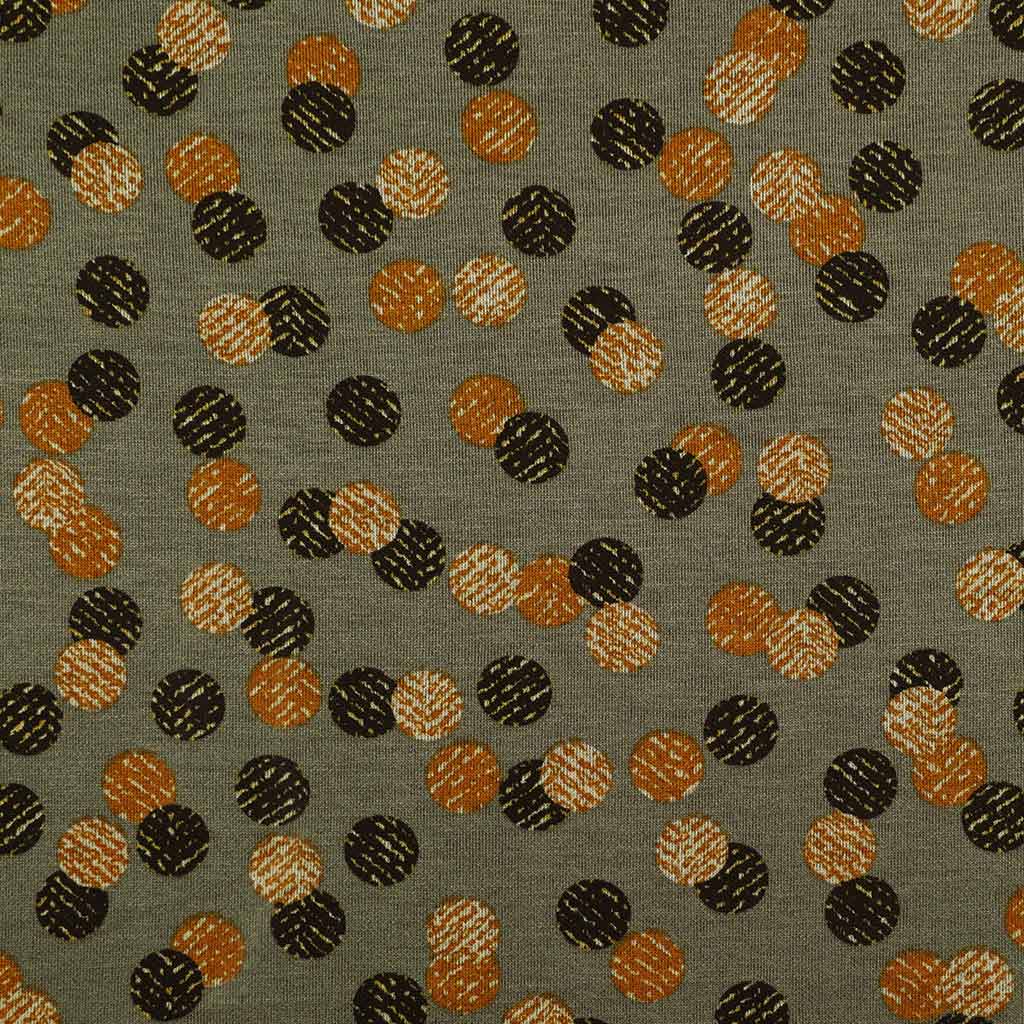 Florence - Green Buttons, Ponte de Roma Fabric Main Image from Patternsandplains.com