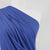 Fuji - Cobalt Blue Bamboo and Elastane Rib Knit Fabric Mannequin Close Up Image from Patternsandplains.com