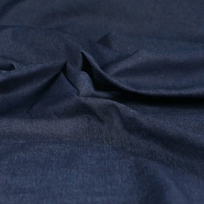 Jasper - Dark Navy 11 Ounce Stretch Denim Fabric - 1.70m Remnant