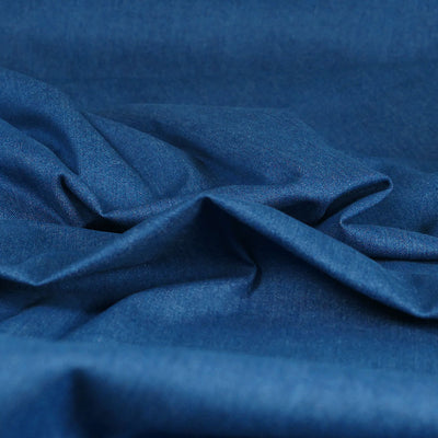 Jasper - Indigo 11 Ounce Stretch Denim Fabric - 1.60m Remnant