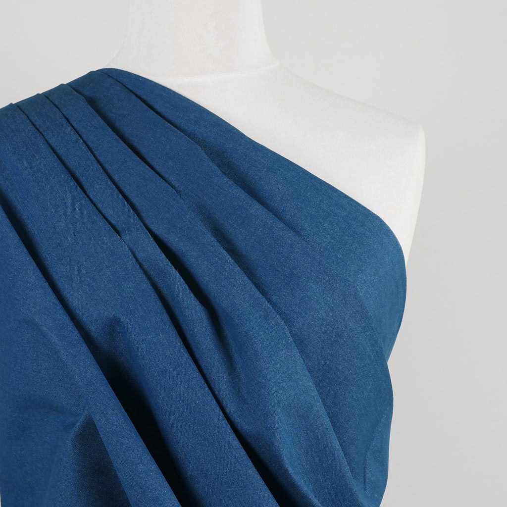 Jasper - Indigo 11 Ounce Stretch Denim Fabric - 1.60m Remnant