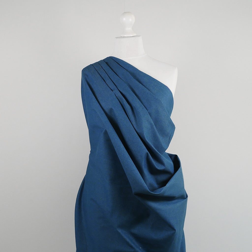 Jasper - Indigo 11 Ounce Stretch Denim Fabric - 1.60m Remnant