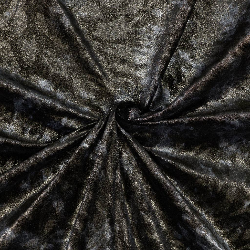 Kensington - Dark Gold Bellini Velour Jersey