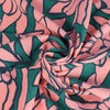 Patternsandplains.com-Lenzing Ecovero Green & Pink Inked Bouquet Viscose Woven Fabric by Nerida Hansen-Detail-Swirl-Image