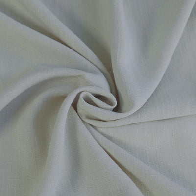 Liege - Light Sand Viscose Linen Silky Noil Woven Fabric - 2.50m Remnant