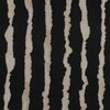 Lima - Black and Sand Torn Stripe Viscose Stretch Woven Twill Fabric