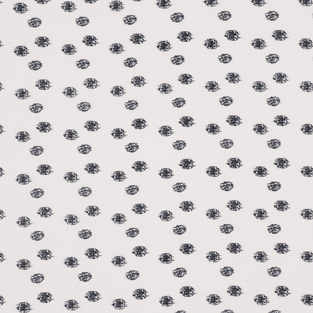 Linz - Black on Ecru Scribble Viscose Woven Twill Fabric