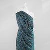 Linz - Blue Network Viscose Woven Twill Fabric