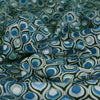 Linz - Blues Retrospective Viscose Woven Twill Fabric