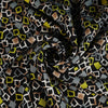 Linz - Green Network Viscose Woven Twill Fabric - 0.70m Remnant