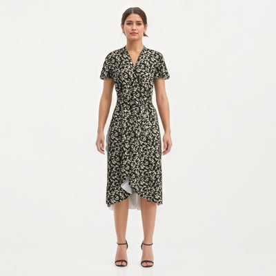 Linz - Olven Green Trapeze Viscose Woven Twill Fabric