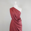 Linz - Jasper Red Ds Viscose Woven Twill Fabric Mannequin Wide Image from Patternsandplains.com