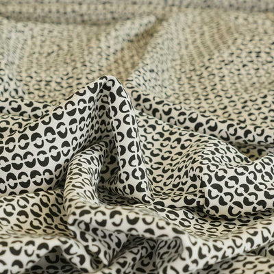 Linz - Light Cream Ds Viscose Woven Twill Fabric Feature Image from Patternsandplains.com