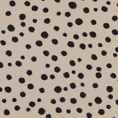 Linz - Parchment Cream Spotty Viscose Woven Twill Fabric Main Image from Patternsandplains.com