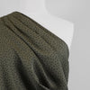 Linz - Pullman Geen Dotty Viscose Woven Twill Fabric Mannequin Close Up Image from Patternsandplains.com