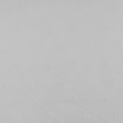 Maisy - White Spot Embroidered Cotton Fabric - 0.95m Remnant