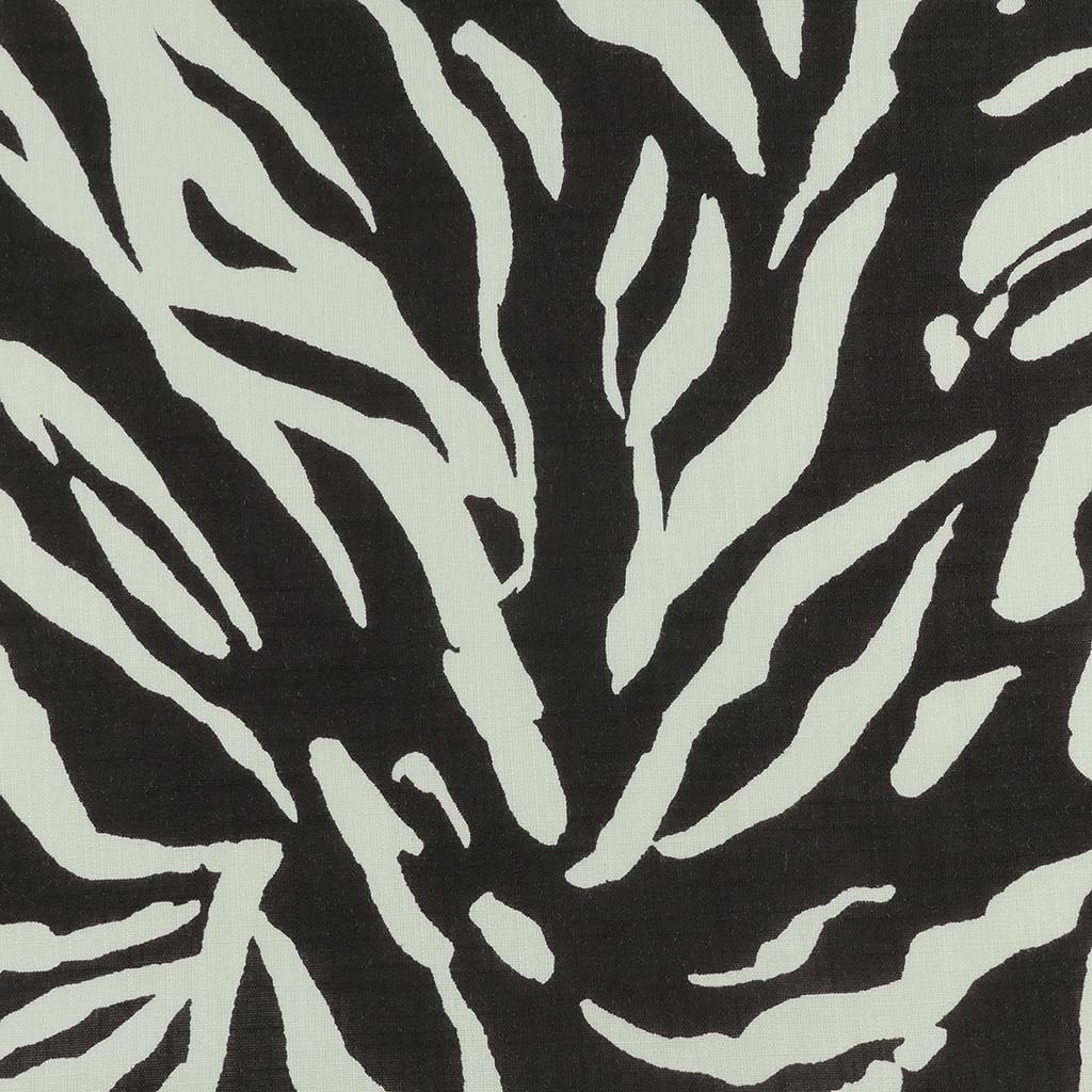 Monaco - Black and Sand Jungle Stretch Viscose Woven Fabric