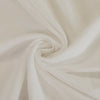 Mons - Natural White Viscose Linen Woven Fabric Detail Swirl Image from Patternsandplains.com