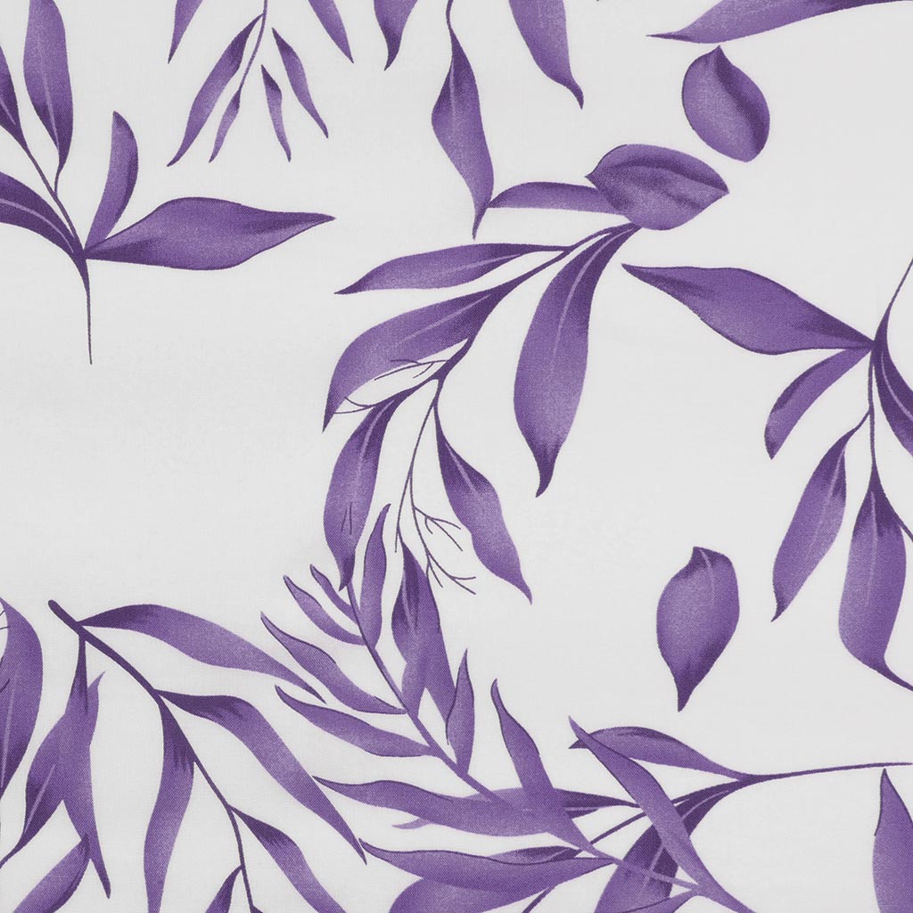 Napa - Purple Botanique Viscose Lawn Woven Fabric