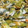Nassau - Avocado Green Reflections Viscose Slub Woven Fabric Feature Image from Patternsandplains.com