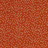 Palermo - Ginger Orange Dots Viscose Linen Woven Fabric Main Image from Patternsandplains.com
