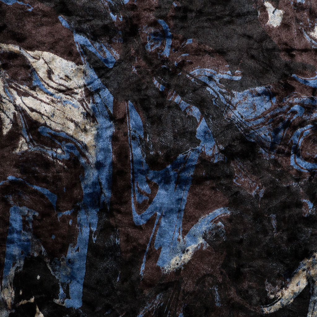 Richmond - Black and Blue Wave Velour Jersey