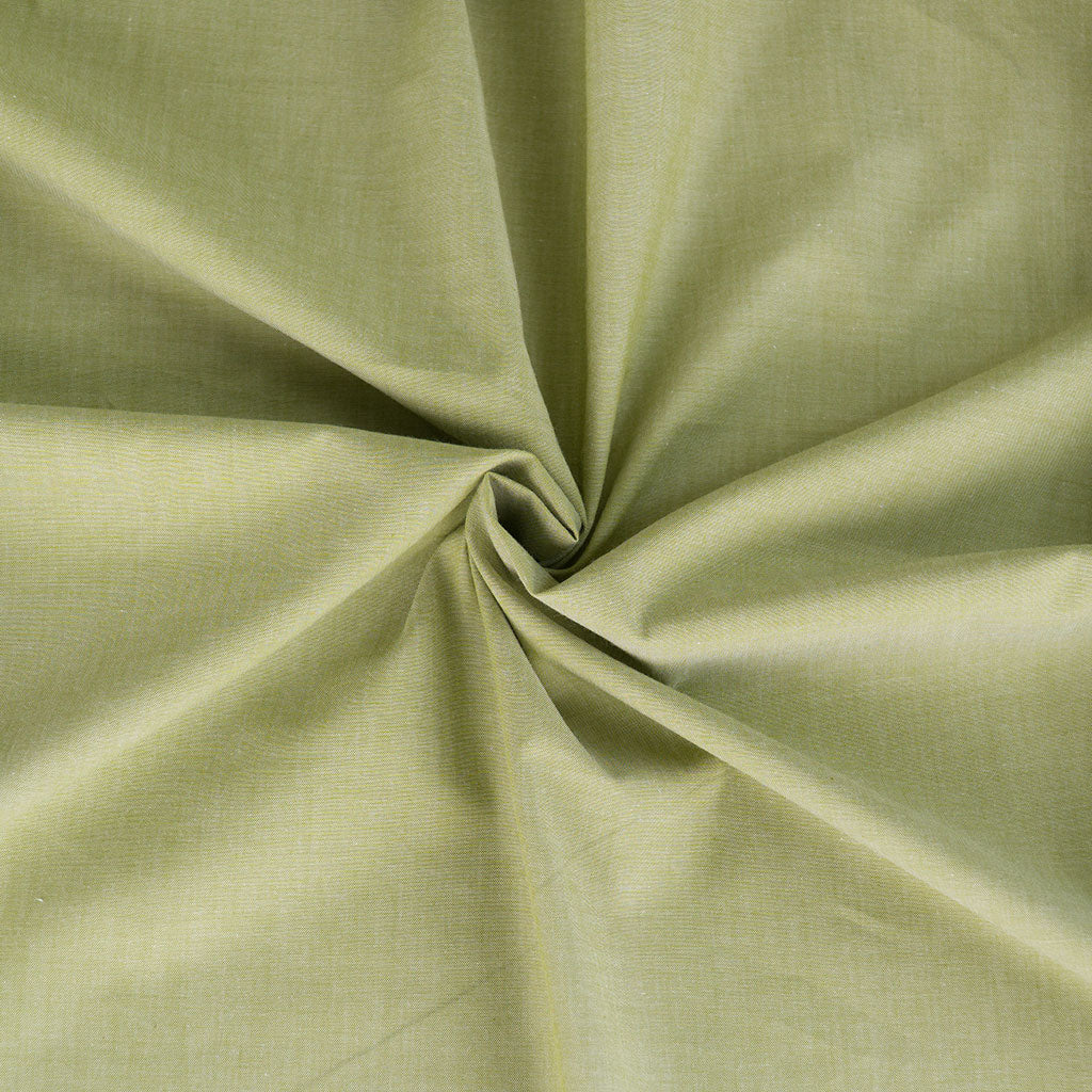 Rivage - Spring Green Yarn Dyed Chambray Woven Fabric